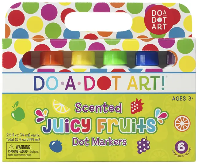 juicy fruits scented do a dot markers