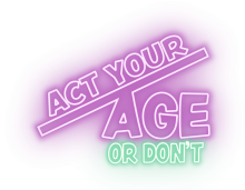 Dot Marker Blue – Act Your Age (or don't)