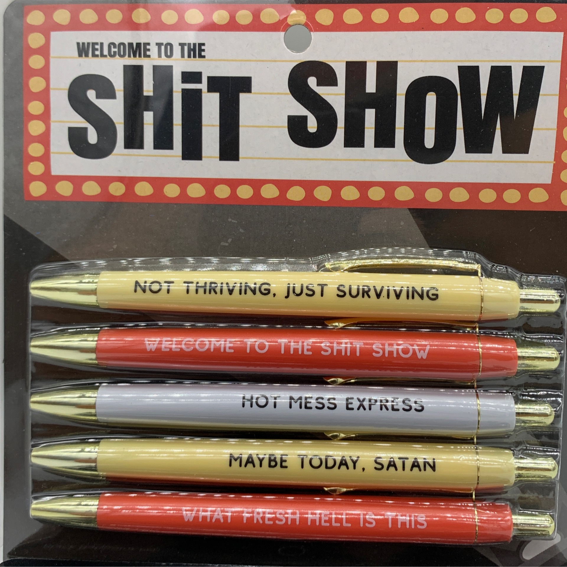Welcome to The Shit Show Pen Set (funny) – Shophavenwood