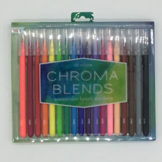 Chroma Blends Watercolor Brush Markers - 18 Colors – Sapori Stationery