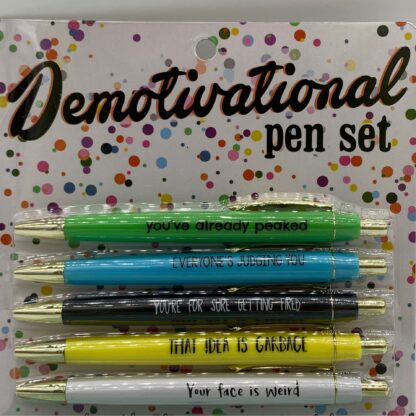 Demotivational Pen Set