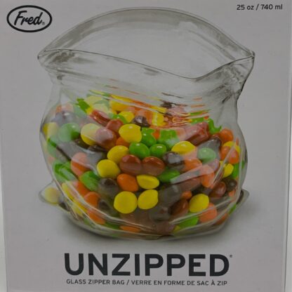 Unzipped Glass Bag