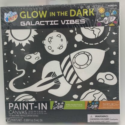 Galactic vibes glow paint