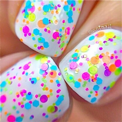 Polish Me Silly Fun Zone Polka Dot Neon